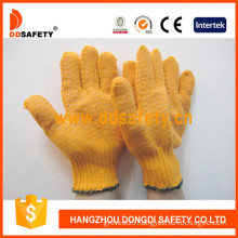 Orange PVC Dotted Work Glove (DKP202)